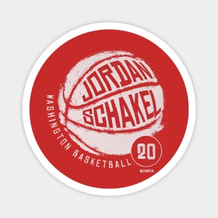 Jordan Schakel Washington Basketball Magnet